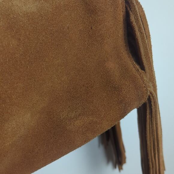 Y2K Suede Boho Western Tassel Crossbody Bag - Picture 12 of 14